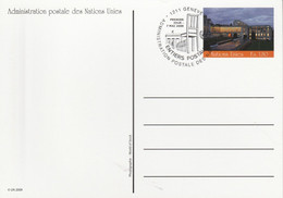 NATIONS UNIES 2001 ENTIER FDC 1.80 FS - Storia Postale