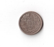 Netherlands 25 Cents 1910 KM146 - Andere & Zonder Classificatie