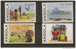 ANGOLA 1996  TRANSPORT MNH - Angola