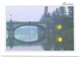 A4907 Torino - Ponte Umberto I - Notturno Notte Nuit Night Nacht Noche / Non Viaggiata - Bridges