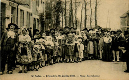 St Satur * La Fête De La Mi Carême 1921 * Noce Berrichone * Costume Fête Locale Mariage - Saint-Satur