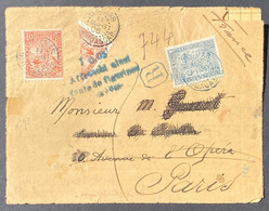 Madagascar Lettre Recommandée Moitié Timbre N°93 + 70 & 93 Càd "Vohémar/Madagascar" Mars 1906 + Griffe Affranchi Ainsi.. - Storia Postale