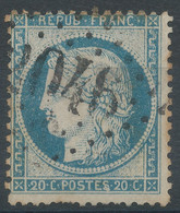 Lot N°60543   Variété/n°37, Oblit GC 2046 Lille, Nord (57), Tache Blanche S De POSTES - 1870 Beleg Van Parijs