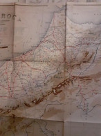 Maroc . Ancienne Carte Topographique Du Maroc Grand Format TBE. - Topographical Maps