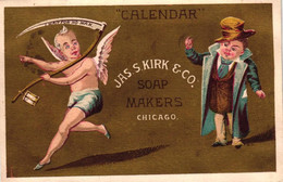 4 Cards Savon Imperial Jas.S. Kirk & C° Soap Makers Chicago White Russian Magnolia Columbia - Altri & Non Classificati