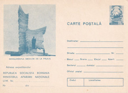 A3510 - Monuments For Heroes From Paulis, Socialist Republic Of Romania Unused Postal Stationery - Altri & Non Classificati