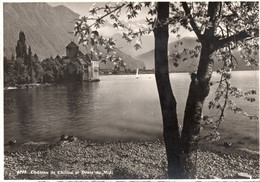 SUISSE,SVIZZERA,SCHWEIZ,HELVETIA,VAUD,MONTREUX,,TERRITET, Riviera Paysd'enhaut,chateau Chillon,1935,CARTE PHOTO - Montreux