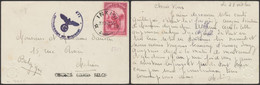 Congo Belge - N°176 Sur CP Vendu Pour Les Invalides Obl Simple Cercle "Inkisi" (1940) > Malines + Censure / Guerre 40-45 - Lettres & Documents