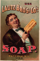 5 Cards Lautz Brothers & C° Pure & Healthy Soaps Buffalo N.Y. - Autres & Non Classés