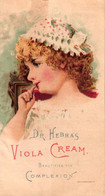 1 Card Folder Dr. Hebra's Viola Cream - Sonstige & Ohne Zuordnung