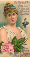 1 Card Folder Dr. Hebra's Viola Cream  Medicinal & Toilet Bittner Toledo OHIO - Andere & Zonder Classificatie