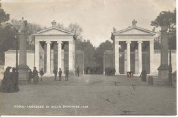 Roma - Ingresso Di Villa Borghese - Parques & Jardines