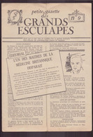 Petite Gazette Des Grands Esculapes, N° 9, 1950 - Medizin & Gesundheit