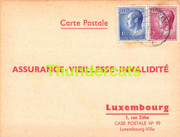 ASSURANCE VIEILLESSE INVALIDITE LUXEMBOURG 1973 ESCH SUR ALZETTE TIX THEWES - Covers & Documents