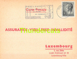 ASSURANCE VIEILLESSE INVALIDITE LUXEMBOURG 1973 DUDELANGE TINELLI BETTENDORF - Cartas & Documentos