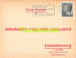 ASSURANCE VIEILLESSE INVALIDITE LUXEMBOURG 1973 BONNEVOIE MEYERS KIEFFER - Briefe U. Dokumente