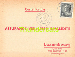 ASSURANCE VIEILLESSE INVALIDITE LUXEMBOURG 1973 KAYL STARK BAUMGART - Covers & Documents