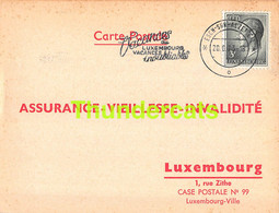 ASSURANCE VIEILLESSE INVALIDITE LUXEMBOURG 1973 ESCH SUR ALZETTE  BLANG WAGNER - Cartas & Documentos