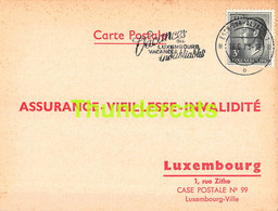 ASSURANCE VIEILLESSE INVALIDITE LUXEMBOURG 1973 ESCH SUR ALZETTE POULTIER EBRENNE - Brieven En Documenten