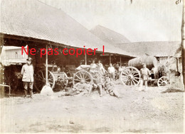 PHOTO ALLEMANDE - LE PARC D'ARTILLERIE A LECLUSE PRES DE ARLEUX - DOUAI NORD - GUERRE 1914 1918 - 1914-18