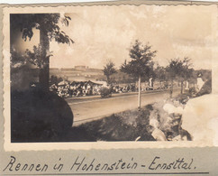 3145) Rennen In HOHENSTEIN - ERNSTTAL - Häuser - Streckentafel Zusehe - SEHR ALT !! Kleines Altes ORIGINAL FOTO - Hohenstein-Ernstthal