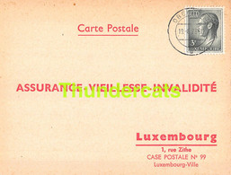ASSURANCE VIEILLESSE INVALIDITE LUXEMBOURG 1973 DIFFERDANGE LORENZETTI - Lettres & Documents