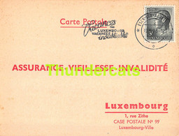 ASSURANCE VIEILLESSE INVALIDITE LUXEMBOURG 1973 ESCH SUR ALZETTE  GREITSCH JENTGEN - Lettres & Documents