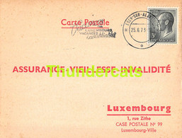 ASSURANCE VIEILLESSE INVALIDITE LUXEMBOURG 1973 ESCH SUR ALZETTE  SELENATI GIAN - Brieven En Documenten