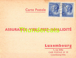 ASSURANCE VIEILLESSE INVALIDITE LUXEMBOURG 1973 SCHIFFLANGE WESTER GULDNER - Brieven En Documenten