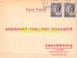 ASSURANCE VIEILLESSE INVALIDITE LUXEMBOURG 1973 DUDELANGE EYDT REIS - Lettres & Documents