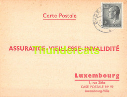 ASSURANCE VIEILLESSE INVALIDITE LUXEMBOURG 1973 DUDELANGE GREIVELDINGER KRECKE - Cartas & Documentos