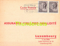 ASSURANCE VIEILLESSE INVALIDITE LUXEMBOURG 1973 FRISINGEN MORHENG JEMMING - Covers & Documents