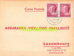 ASSURANCE VIEILLESSE INVALIDITE LUXEMBOURG 1973 ESCH SUR ALZETTE PHILIPPE NICOLA JAC - Lettres & Documents