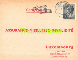 ASSURANCE VIEILLESSE INVALIDITE LUXEMBOURG 1973 ESCH SUR ALZETTE SCHULER SCHULLER - Lettres & Documents