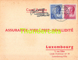 ASSURANCE VIEILLESSE INVALIDITE LUXEMBOURG 1973 ESCH SUR ALZETTE  TESSARO STRAMARE - Brieven En Documenten