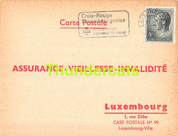 ASSURANCE VIEILLESSE INVALIDITE LUXEMBOURG 1973 BALTHASAR HALER - Covers & Documents