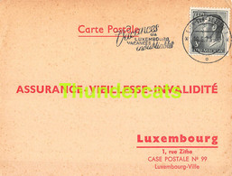 ASSURANCE VIEILLESSE INVALIDITE LUXEMBOURG 1973 ESCH SUR ALZETTE  CARATTI - Brieven En Documenten