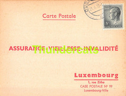 ASSURANCE VIEILLESSE INVALIDITE LUXEMBOURG 1973 DUDELANGE COPPENS - Briefe U. Dokumente