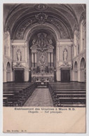 ETABLISSEMENT DES URSULINES A WAVRE N.D.   CHAPELLE  NEF PRINCIPALE - Sint-Katelijne-Waver