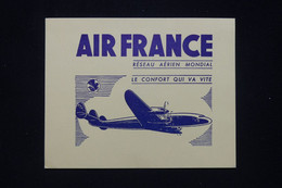 AVIATION - Carte Air France - L 95395 - 1946-....: Modern Era