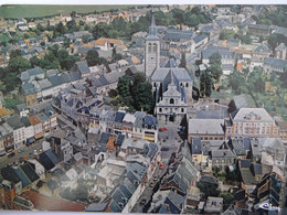 LE CATEAU VUE GENERALE AERIENNE CARTE COULEUR CIM - Le Cateau