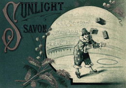 6 Cards Sunlight Zeep Savon   Lith. De Wolf Frères & Cammaert - Sonstige & Ohne Zuordnung