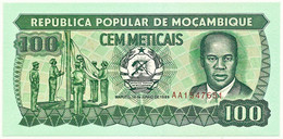 Mozambique - 100 Meticais - 16.06.1989 - P 130.c - Unc. - Serie AA - Mozambique