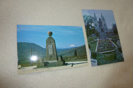 LOT DE 2 CARTES ...MONUMENT A LINEA EQUINOCCIAL ...ET GUAYAQUIL - Equateur