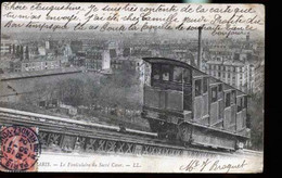 Delcampe - PARIS LE FUNICULAIRE - Transport Urbain En Surface