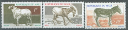 Mali, 1969, Scott# 122-124, Domestic Animals, MLH(*) - Farm