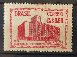 C 259 Brazil Stamp Correios Building Pernambuco Postal Service 1951 1 - Andere & Zonder Classificatie