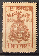 C 261 Brazil Stamp Centenary Joinvile Santa Catarina Brasao 1951 1 - Autres & Non Classés