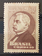 C 262 Brazil Stamp Centenary Silvio Vasconcelos Da Silveira Ramos Romero 1951 1 - Autres & Non Classés