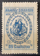 C 263 Brazil Stamp 3 Centenary Sao Joao Batista De La Salle Religion 1951 1 - Autres & Non Classés